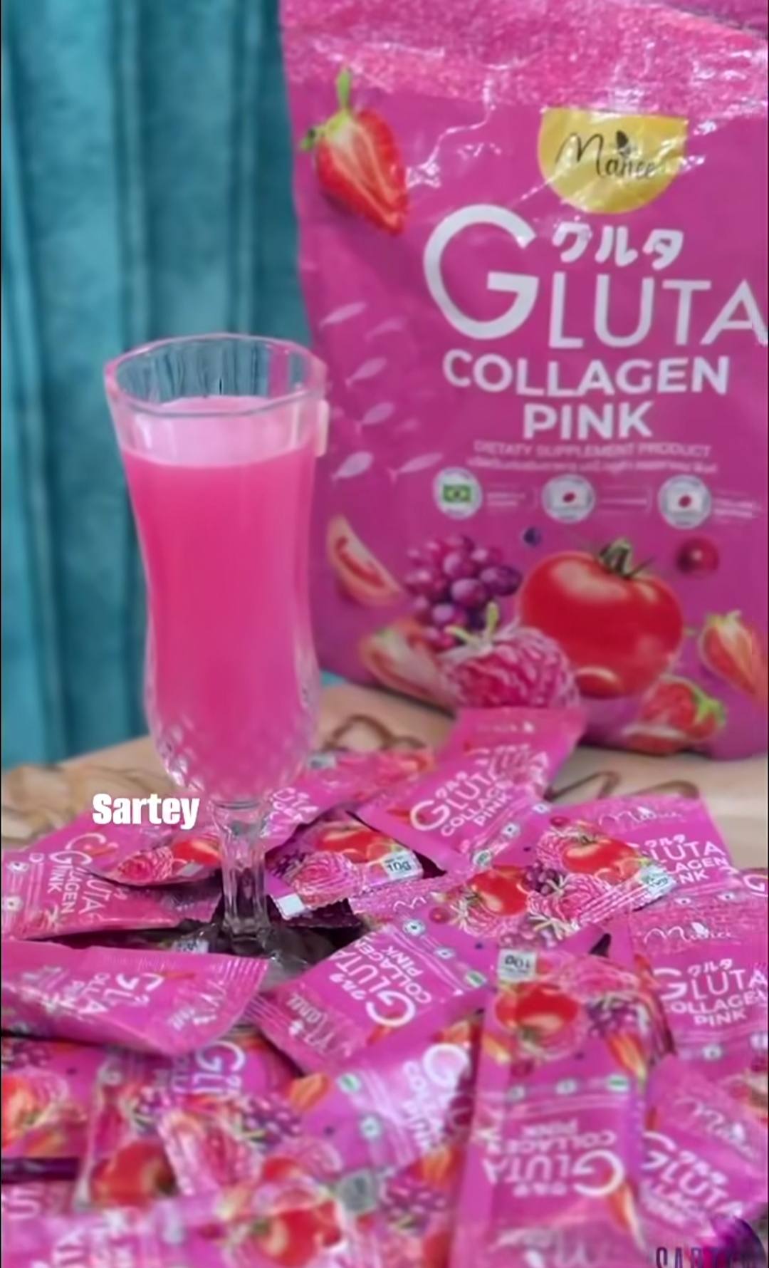 Gluta Collagen Pink – 30 Sachets